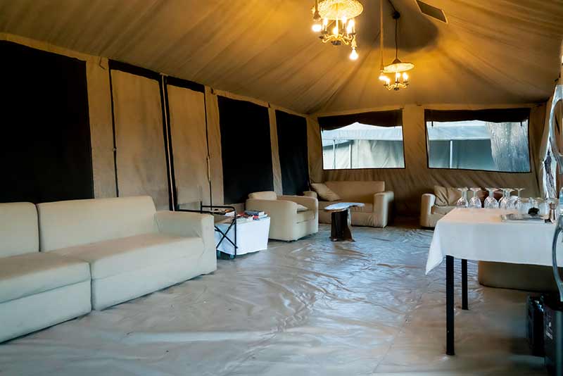 Guest accommodation at Heritage Mara River Camp