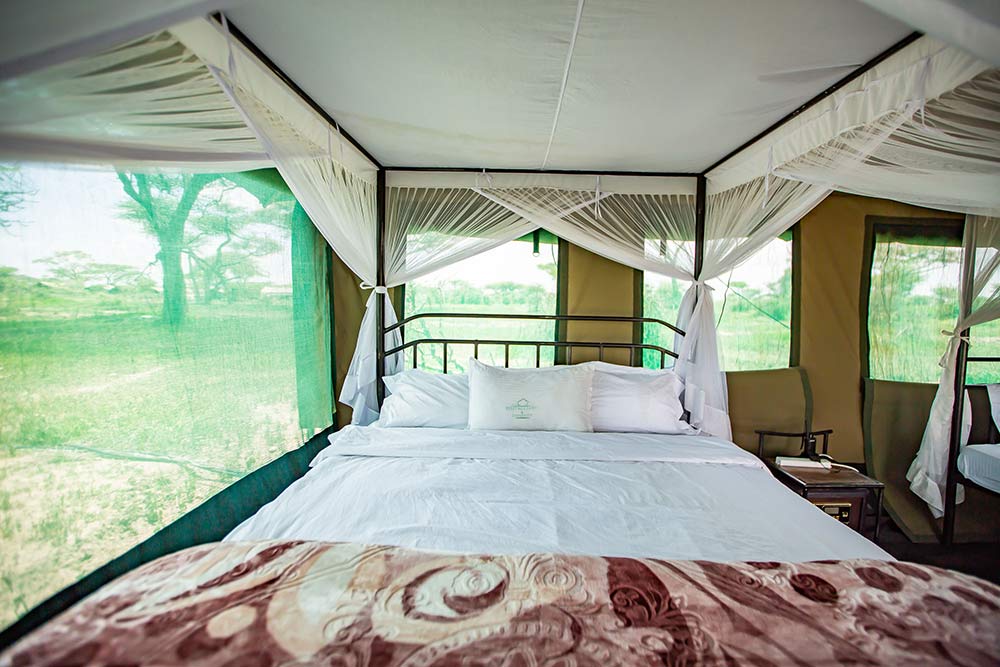 Heritage Ndutu Camp exterior in Southern Serengeti