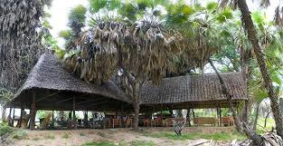 Safari tent at Lake Manze Camp