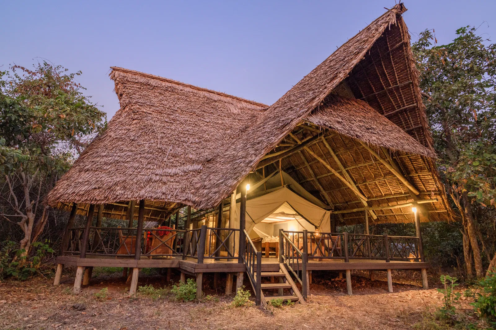 Tent at Rufiji River Camp