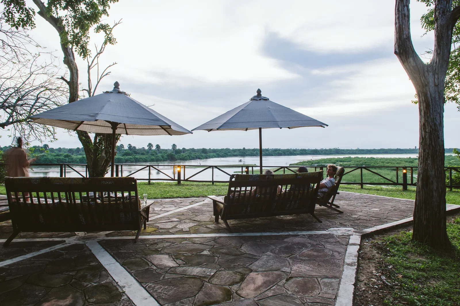 Safari setting at Rufiji River Camp