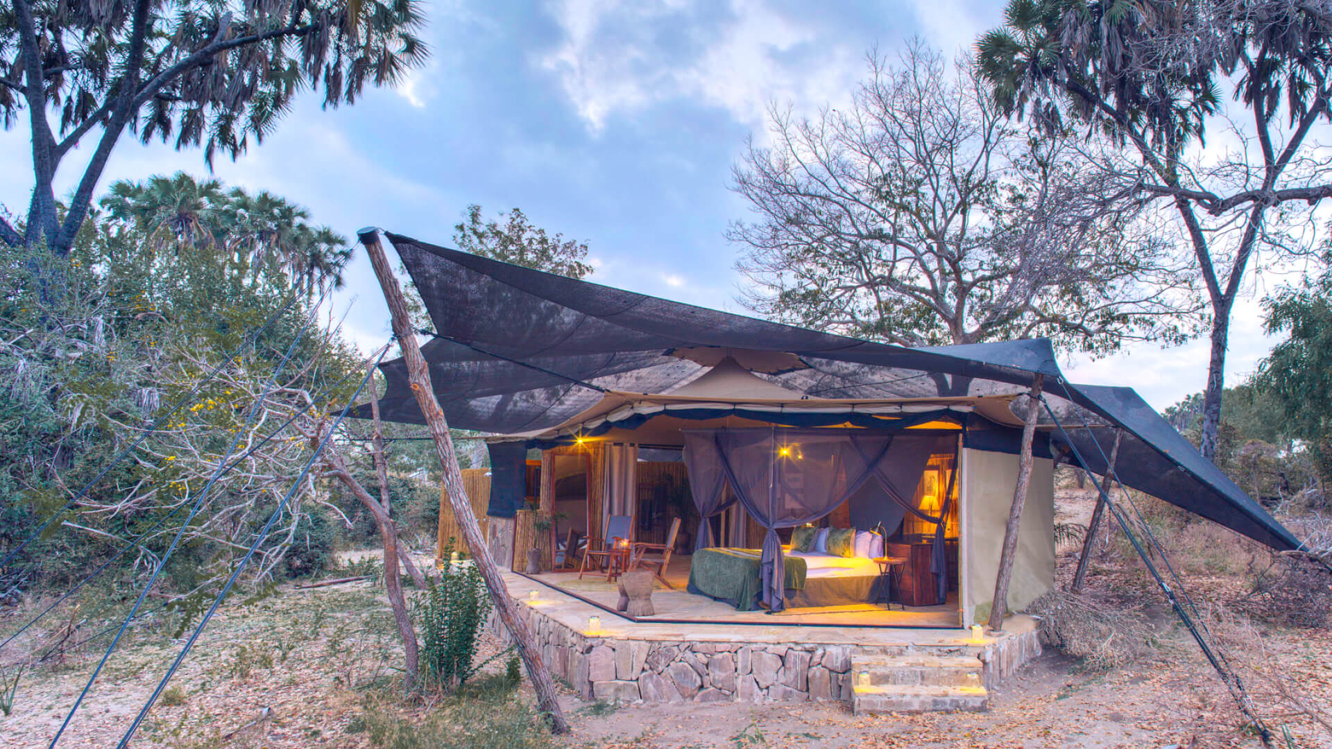 Roho ya Selous lodge in Nyerere National Park Tanzania