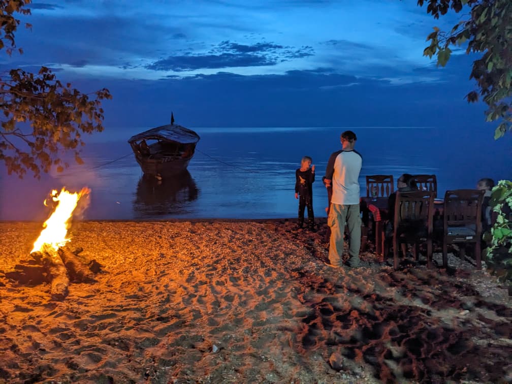 Luxury tent interior