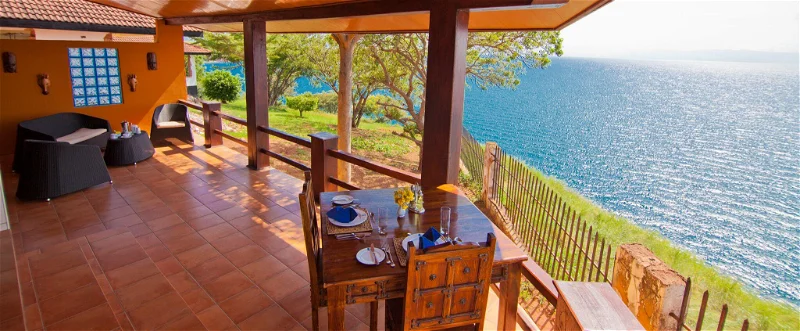Lake Tanganyika view from Kigoma Hilltop Hotel