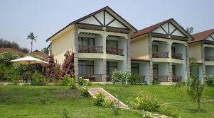 Lake Tanganyika Hotel garden and lake view