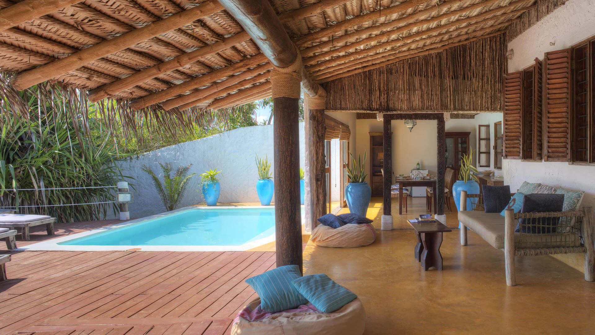 Matemwe Lodge clifftop view