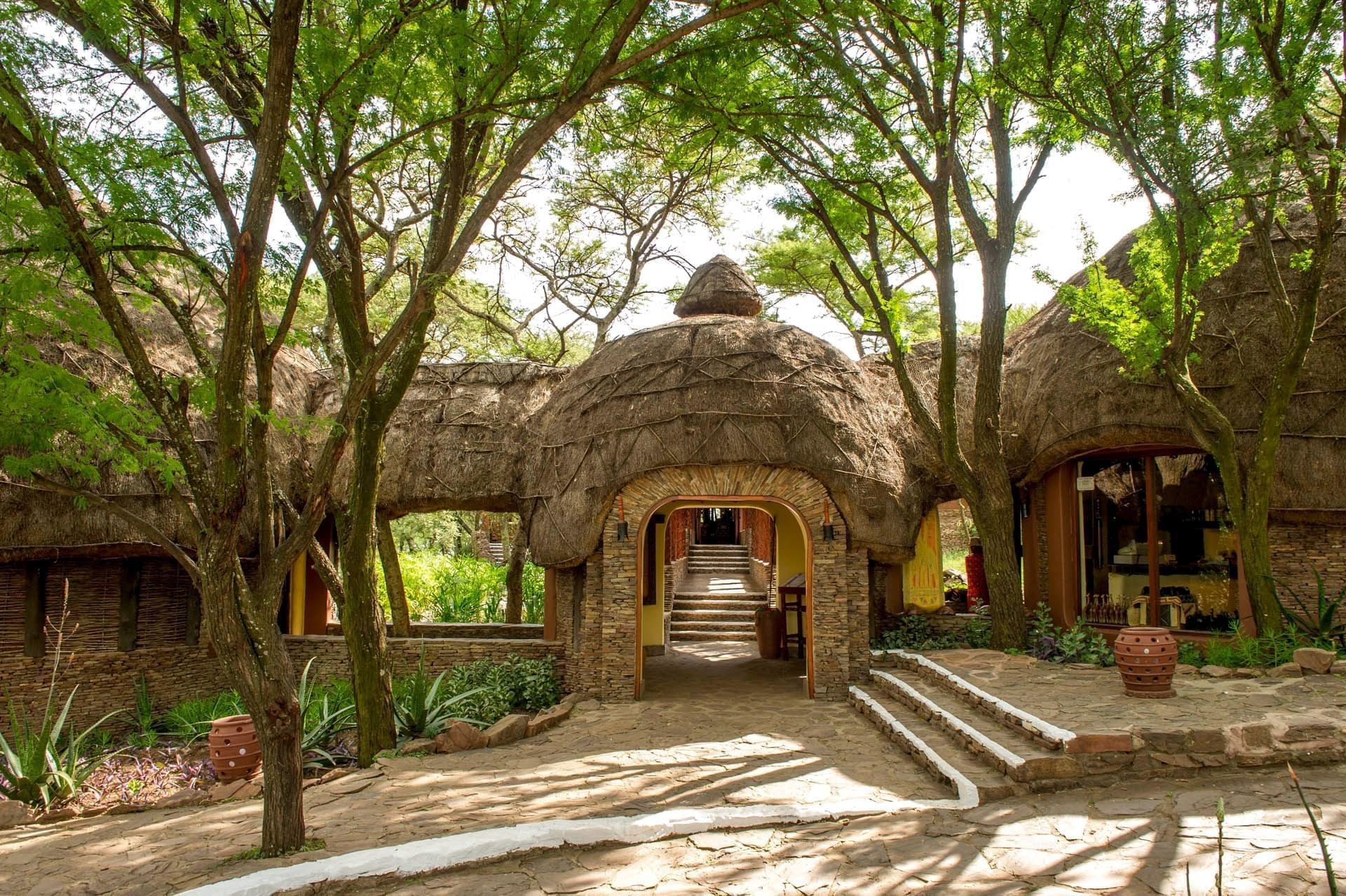 Guest room at Serengeti Serena Safari Lodge