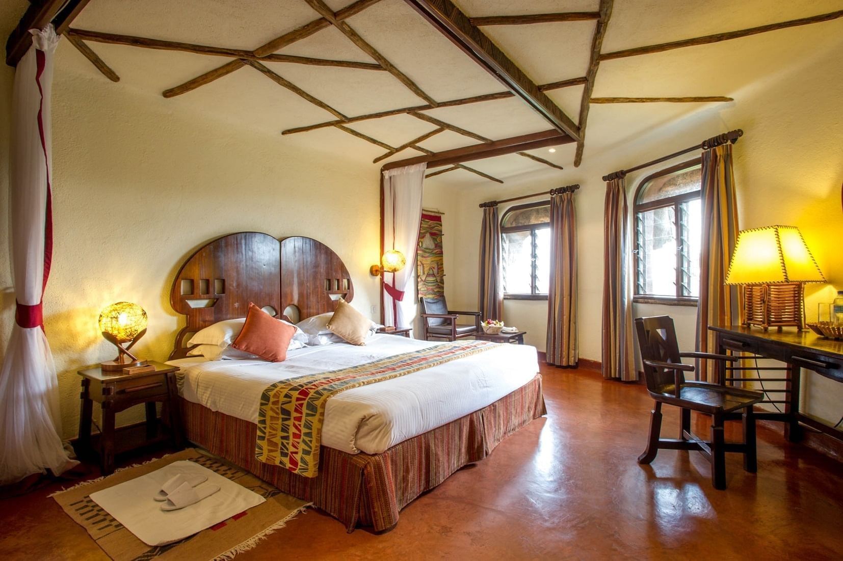 Dining area at Serengeti Serena Safari Lodge